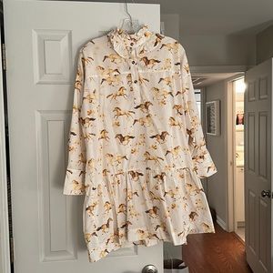 Mini dress with Horse Print